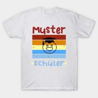 Musterschüler Smile Schulbeginn T shirt T-Shirt